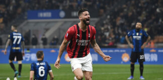 Inter-Milan 1-2, Giroud decide il derby, rossoneri a -1