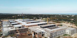 Raggiunto il 50% dei lavori per l’Ospedale di Monopoli-Fasano, 850 persone coinvolte