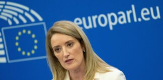 Metsola: “Per Kiev fondi dal bilancio europeo”