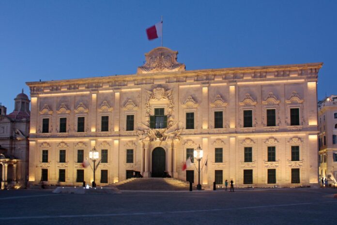 Auberge de Castille, Valletta