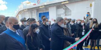 Giovannini a Messina inaugura la nuova nave “Iginia” di Rfi