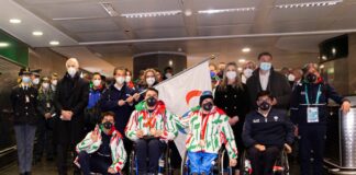 Milano-Cortina, la bandiera paralimpica arrivata in Italia