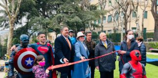 Liguria, inaugurata la pista di moto e bici per i pazienti del Gaslini