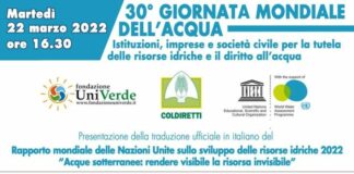 Acqua, il 22 marzo presentazione traduzione in italiano del rapporto ONU