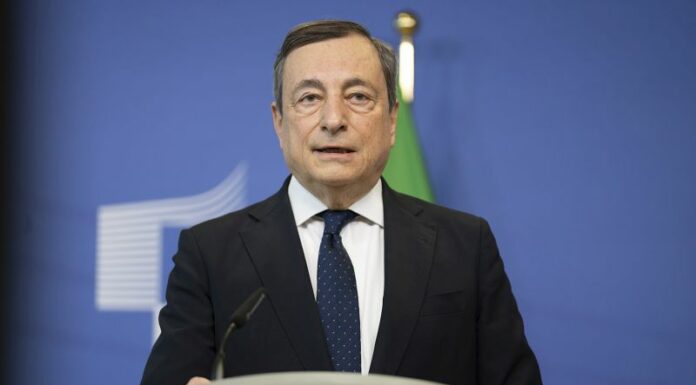 Energia, Draghi “Intervenire subito, sfida oltre emergenza della guerra”