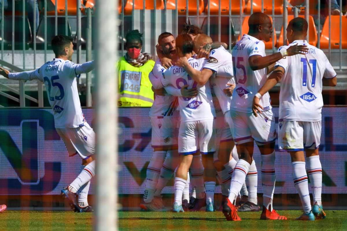 Doppietta di Caputo, la Sampdoria vince 2-0 a Venezia Doppietta di Caputo, la Sampdoria vince 2-0 a Venezia