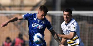 Cancellieri risponde a Di Francesco, Empoli-Verona 1-1