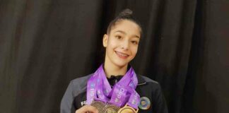 Sofia Raffaeli torna dalla Grecia con 3 ori e un argento