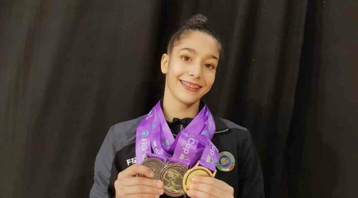 Sofia Raffaeli torna dalla Grecia con 3 ori e un argento