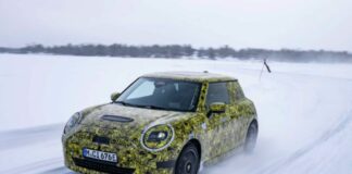 Test di guida dinamica in Lapponia per la nuova Mini