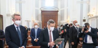 Draghi in visita al rione Sanità a Napoli