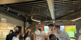 Ficarra e giocatori Palermo incontrano i piccoli pazienti oncologici