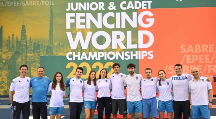 Sciabola apre domani i Mondiali Giovani e Cadetti a Dubai