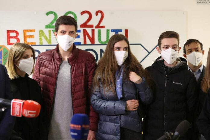 GLI STUDENTI UCRAINI OSPITATI NELLE RESIDENZE DI LAZIO DISCO