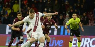 Salernitana-Torino 0-1, decide Belotti su rigore