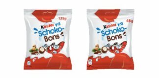 Ferrero ritira anche in Italia alcuni lotti di Kinder Schoko-Bons