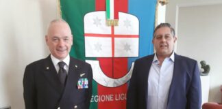 Liguria, Toti incontra l’ammiraglio di divisione Ribuffo