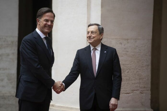 MARK RUTTE MARIO DRAGHI