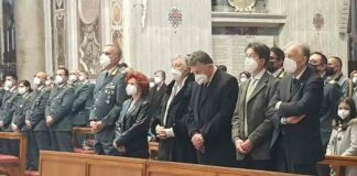 Per le Fiamme Gialle precetto pasquale nella Basilica di San Pietro