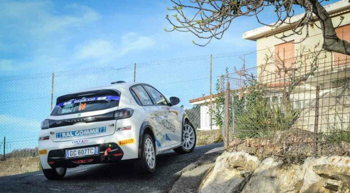 Farina trionfa a Sanremo nel Peugeot Competition 208 Rally Cup Top 2022