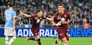 Immobile risponde a Pellegri al 92′, Lazio-Torino 1-1