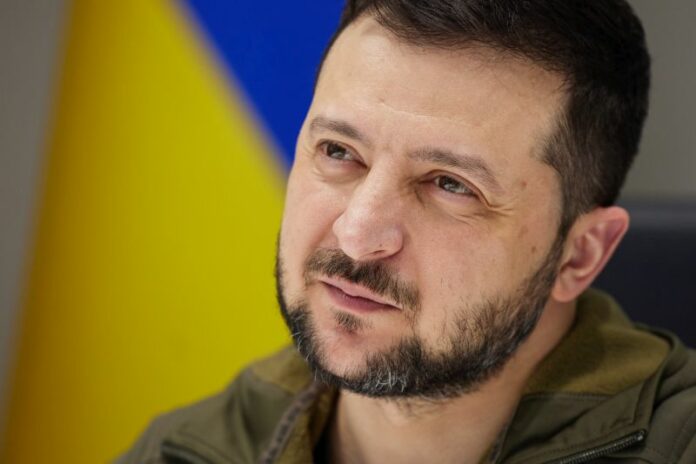 IL PRESIDENTE DELL’UCRAINA VOLODYMYR ZELENSKY
