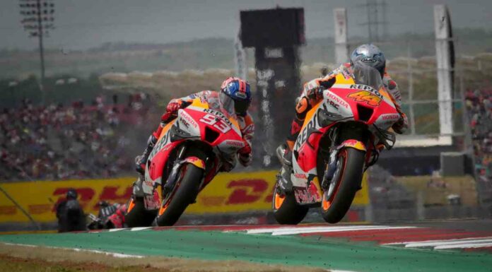 Venerdì bagnato a Portimao, le Honda comandano le libere