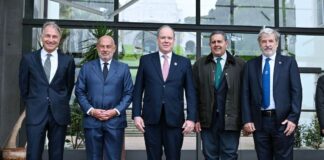 Il Principe Alberto di Monaco in visita all’Ospedale Gaslini di Genova