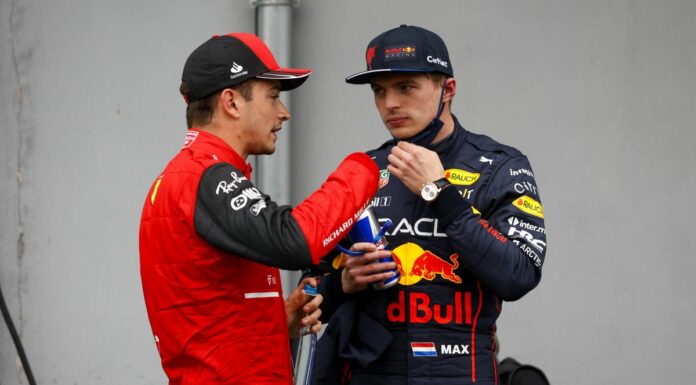 Verstappen vince Sprint Race Gp Emilia Romagna davanti a Leclerc