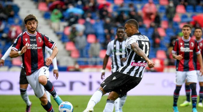Bologna e Udinese pareggiano 2-2 al Dall’Ara