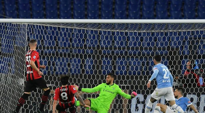 Il Milan batte in rimonta la Lazio, decide Tonali