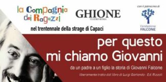 Al teatro Ghione di Roma la Compagnia dei Ragazzi in scena per Falcone