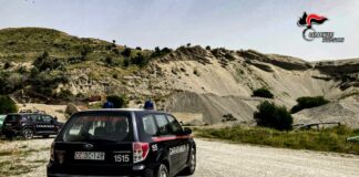 Sequestrata nel reggino cava di inerti abusiva su terreni comunali