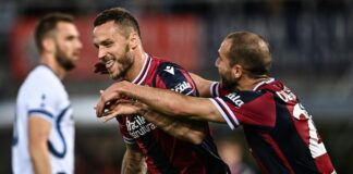 Errore di Radu, l’Inter cede 2-1 in casa del Bologna