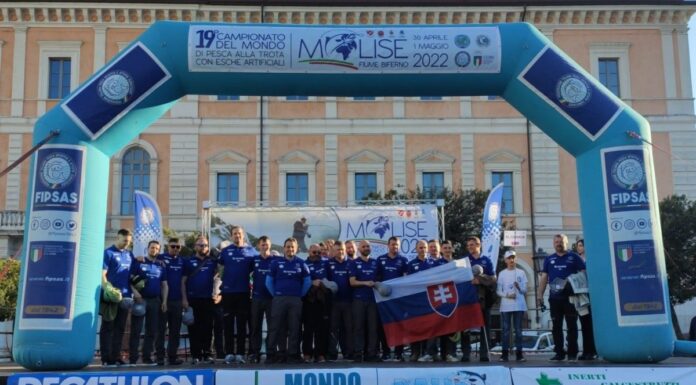 A Campobasso il Mondiale di Pesca con esche artificiali da riva