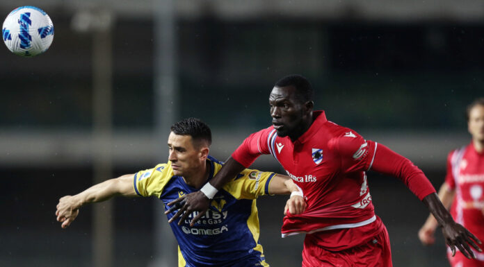 Caprari risponde a Caputo, Verona-Sampdoria 1-1