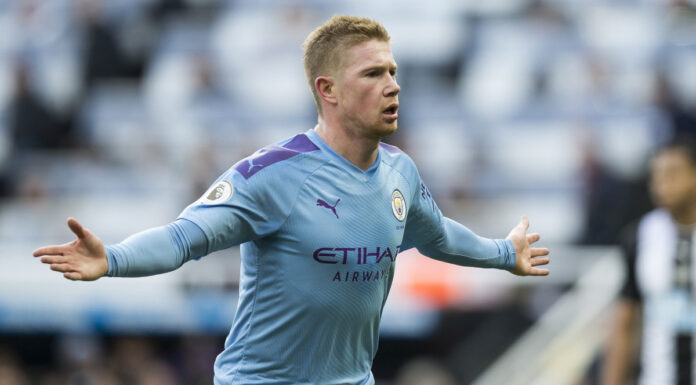 Manchester City-Atletico Madrid 1-0, decide De Bruyne
