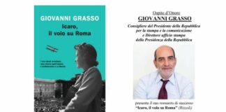 “Icaro, il volo su Roma”, Giovanni Grasso presenta il suo romanzo a Messina