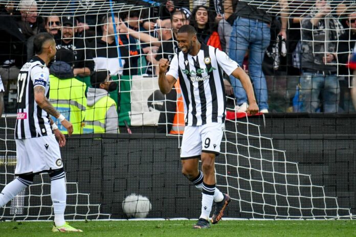 italian soccer Serie A match Udinese Calcio vs Cagliari Calcio