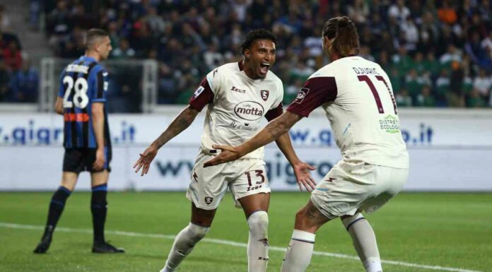 La Salernitana sfiora il colpo, Pasalic salva l’Atalanta