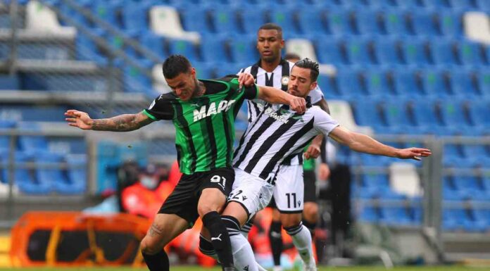 Nuytinck risponde a Scamacca, 1-1 fra Sassuolo e Udinese