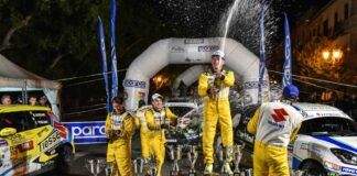 Suzuki Rally Cup, Iani e Puliani trionfano alla Targa Florio