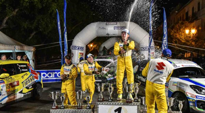 Suzuki Rally Cup, Iani e Puliani trionfano alla Targa Florio