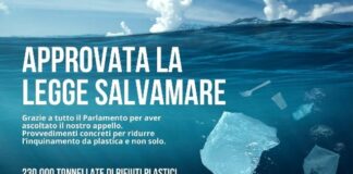 VIa libera alla “Legge Salvamare”, Marevivo “Vittoria storica”