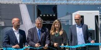 Volvo, inaugurata la prima stazione di ricarica veloce nelle Marche