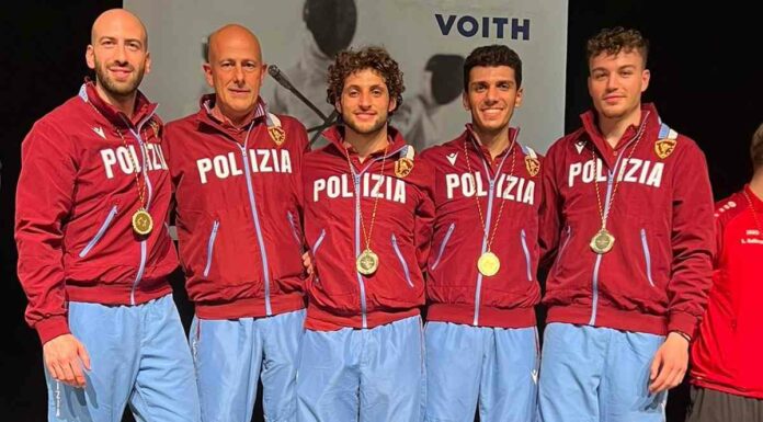 Trionfo Fiamme Oro nella Coppa Europa di spada a squadre