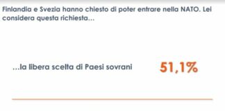 Finlandia e Svezia nella Nato, per 1 italiano su 4 “gesto provocatorio”