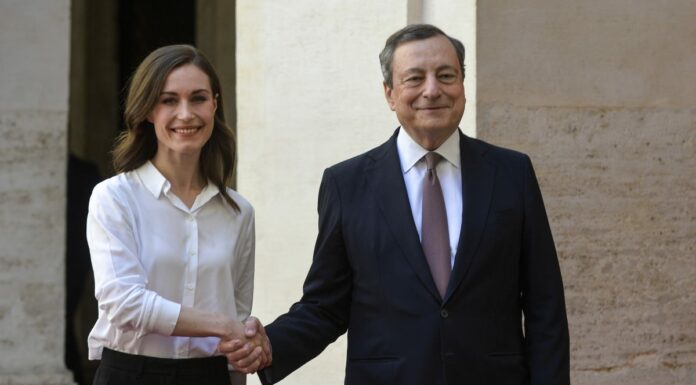 Nato, Draghi “Dall’Italia pieno appoggio a Finlandia e Svezia”