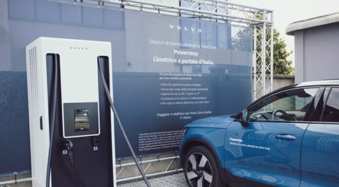 Volvo, arriva anche in Piemonte la rete ultrafast di ricarica