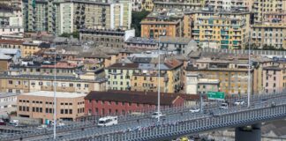Il Giro d’Italia passa sul nuovo Ponte Genova San Giorgio